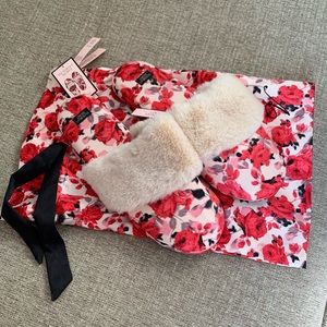 Victoria’s Secret silk slippers